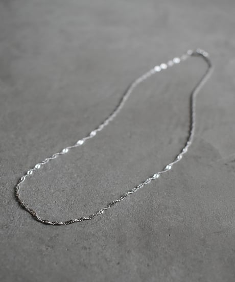 necklace-a02042　SV925 Screw Chain Necklace