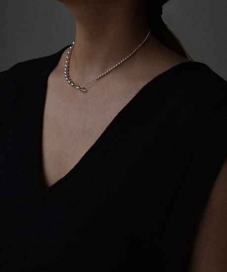 necklace-a02013　SV925 Mantel Choker Necklace