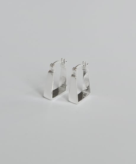 pierce-a02136　SV925 Square Hoop Pierce