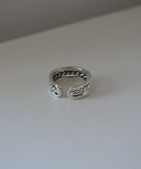 ring-a02178　SV925 Center Twist Ring