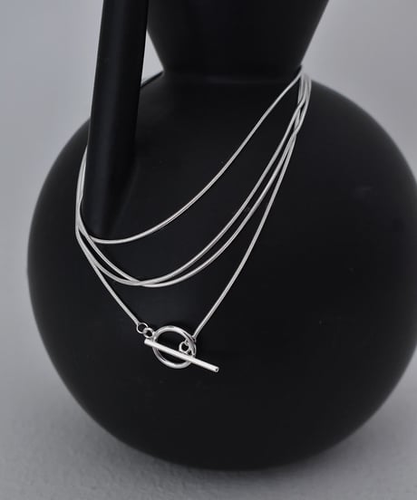 necklace-a02127　SV925 Long Mantel Necklace