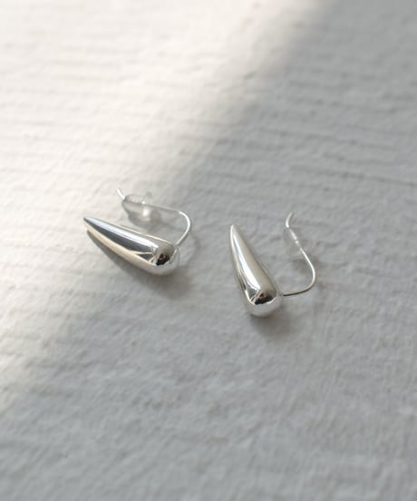 pierce-a02127　SV925 Plump Drop Pierce