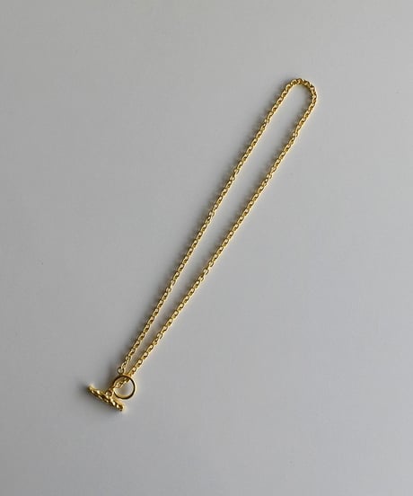 necklace-a02068　SV925 Twig Chain Choker Necklace