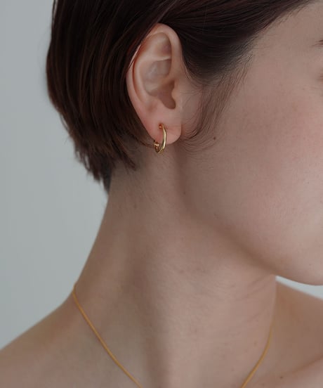 pierce-a02154　SV925  Hoop Earring