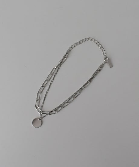 brace-a02019　SV925 Double Chain Coin Brace