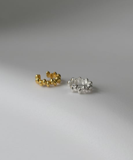 earcuff-a02034　SV925 Bumpy Earcuff