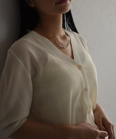 necklace-a02082　SV925 Wave Necklace