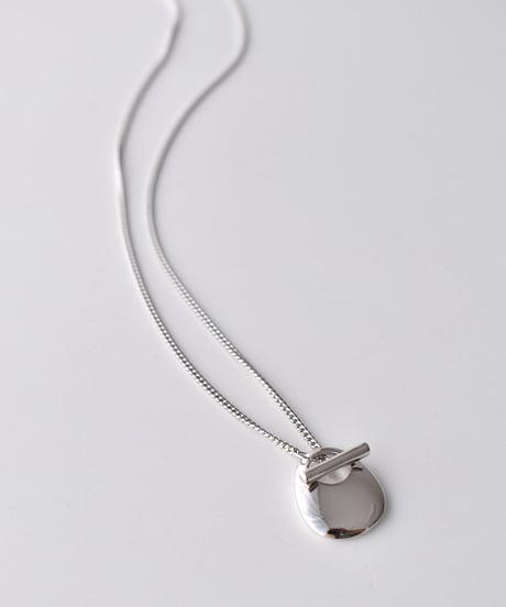 necklace-a02081　SV925 Plump Mantel Necklace