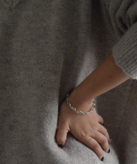 brace-a02013　SV925 Dark Chain Bangle