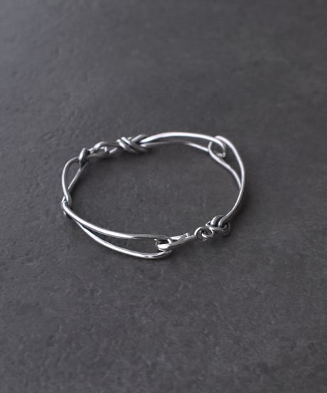 brace-a02048　SV925　knot Bracelet