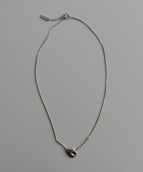 necklace-a02043　SV925 Oval Nuance Top Necklace