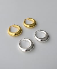 pierce-a02082　SV925 Round Hoop Grande Pierce