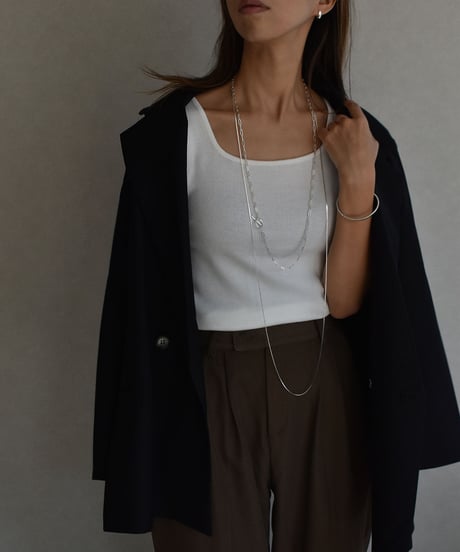 necklace-a02109　SV925 Basic Long Necklace