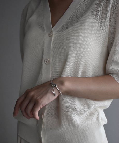 brace-a02030　SV925 Nuance Mantel Chain Cuff Bangle