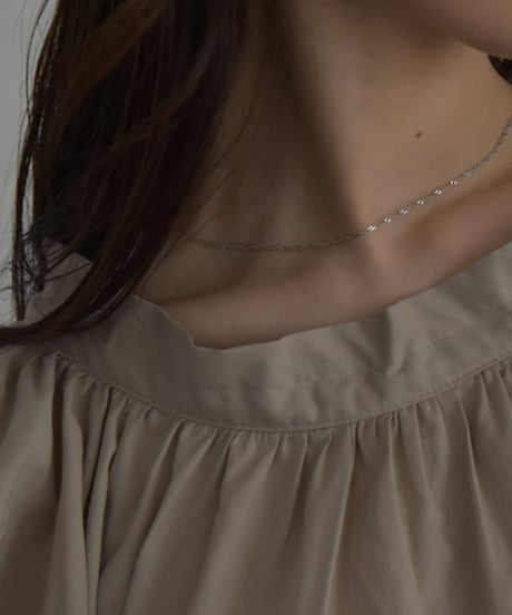 necklace-a02042　SV925 Screw Chain Necklace