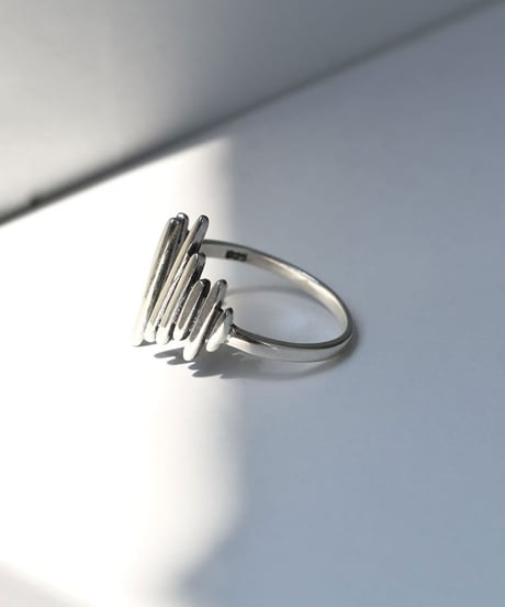 ring-a02150　SV925  Random Stripe Ring