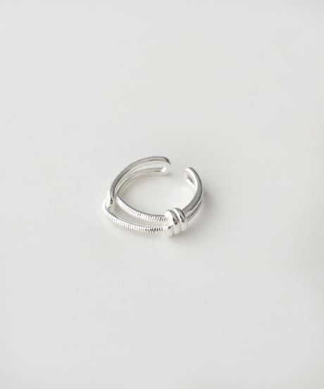 ring-a02123 　SV925 Double Knot Ring