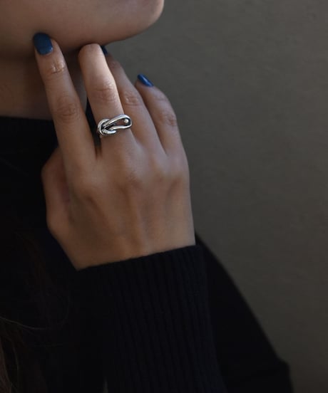 ring-a02166　SV925 Knot Ring