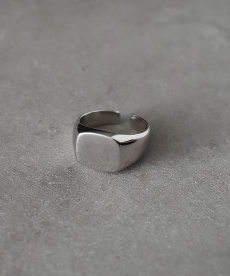 ring-a02066　SV925 Square Cut Ring
