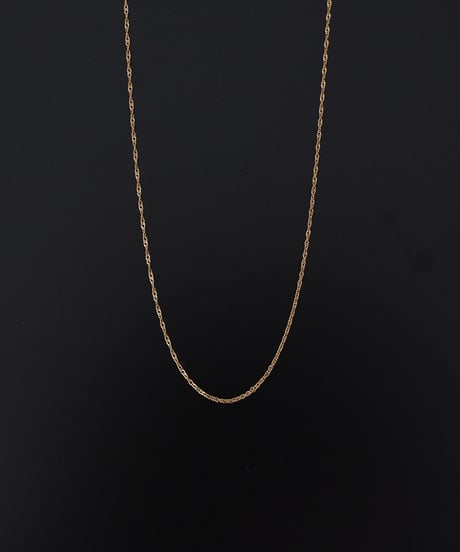 necklace-a02126　K18 Screw Chain Necklace