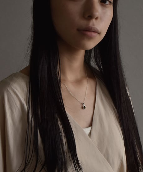 necklace-a02075　SV925 Natural Stone Necklace