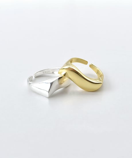 ring-a02144　SV925  Volume Curve Ring