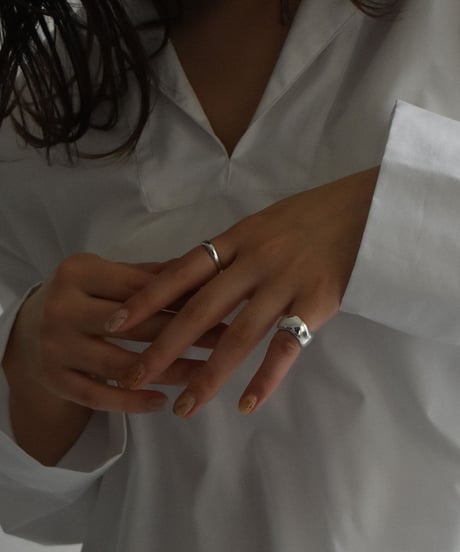 ring-a03001　SV925 coating 2way Pinky Ring