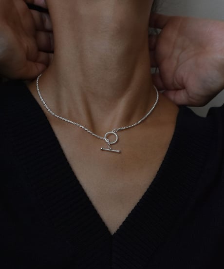 necklace-a02106　 SV925  Twist Chain Necklace