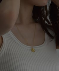 necklace-a02007　SV925 Coin Dot Necklace