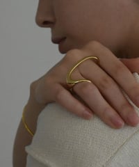 ring-a02033　SV925 Two Finger Ring
