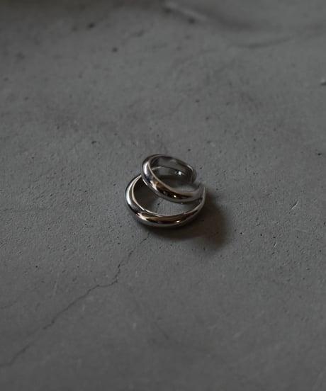 earcuff-a02011　SV925 Tworing Earcuff
