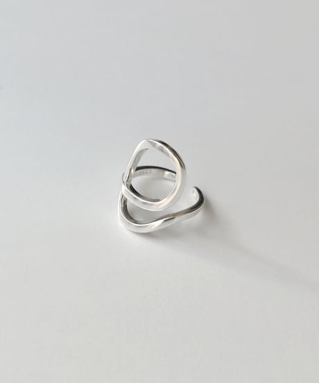 ring-a02165　SV925 Twisted Line Ring