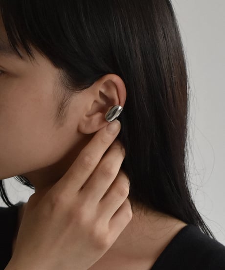 earcuff-a02026　SV925 Simple Long Earcuff
