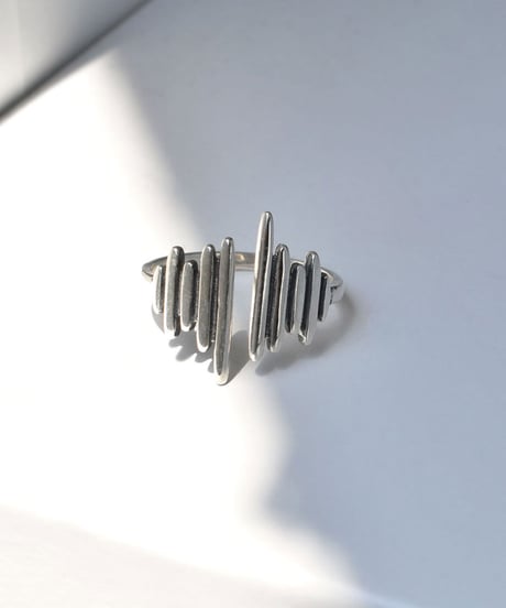 ring-a02150　SV925  Random Stripe Ring