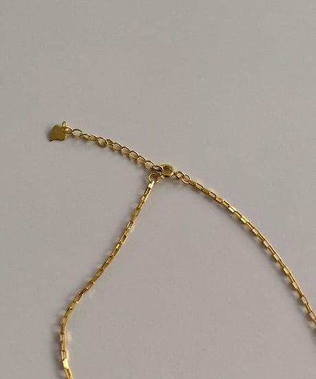 necklace-a02058　SV925 Square Chain Necklace