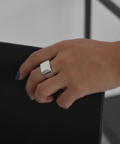 ring-a02181　SV925 Square Signet  Ring