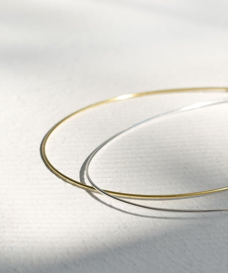 necklace-a02116　SV925 Thin Line Choker