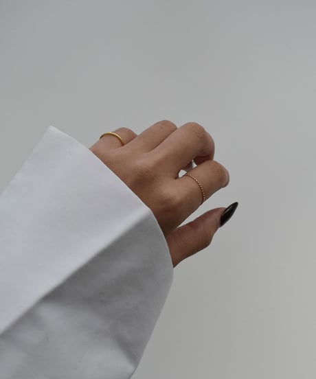 ring-a02093　K18 Ball Chain Ring