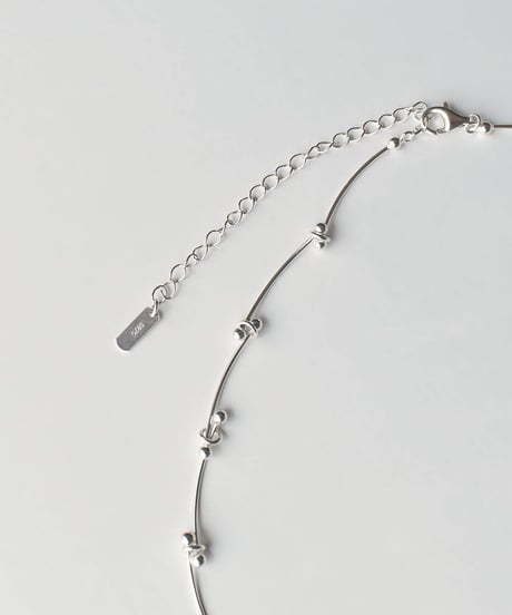 necklace-a02103　SV925 Wave Line Necklace