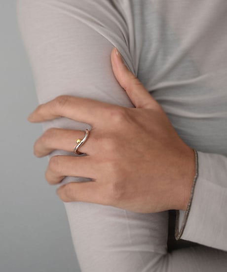 ring-a02125　SV925 Point Nuance Ring