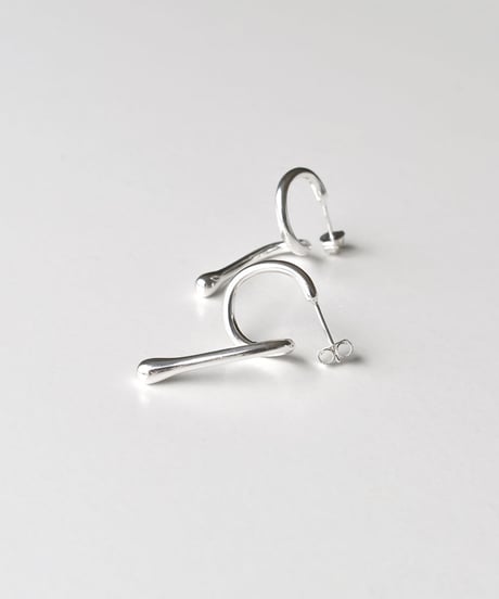 pierce-a02112　SV925 Twisted Line Pierce