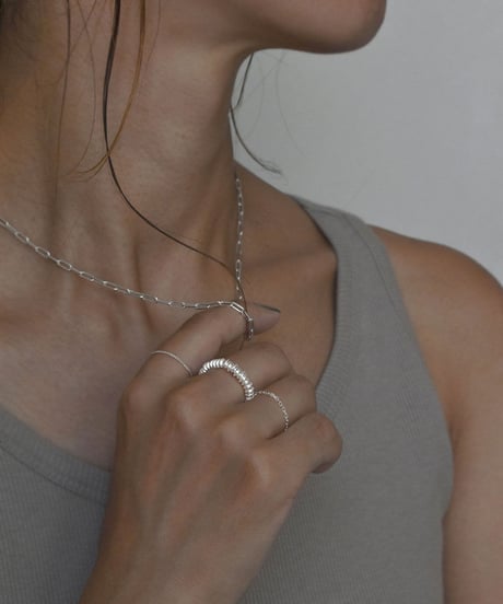 ring-a02154　SV925  Round Extend Ring