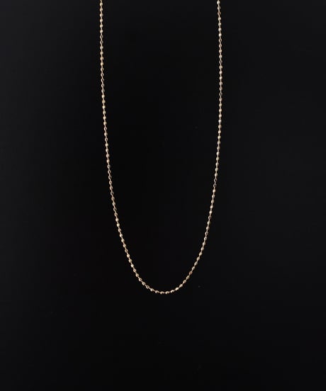 necklace-a02059　K18 Ball Chain Necklace