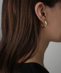 pierce-a02083　SV925 Curve Hoop pierce