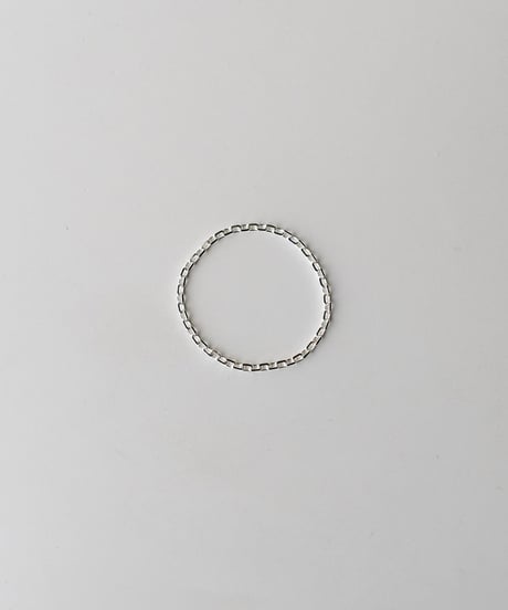 ring-a02110　SV925 Square Chain Ring