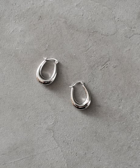 pierce-a02050　SV925 Drop Hoop Pierce