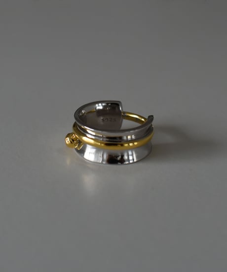 ring-a02059　SV925 Center Line Point Ring