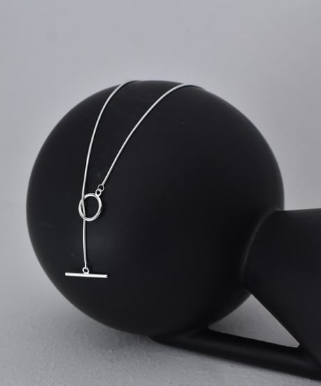 necklace-a02127　SV925 Long Mantel Necklace