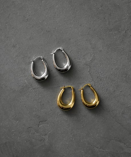 pierce-a02050　SV925 Drop Hoop Pierce