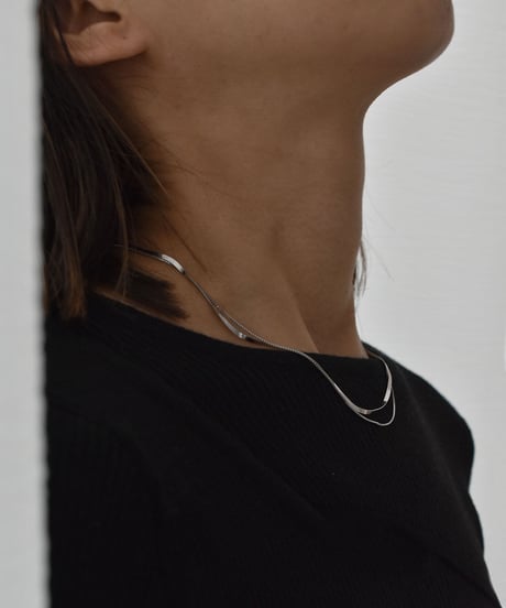 necklace-a02113　SV925 Mix Chain Necklace